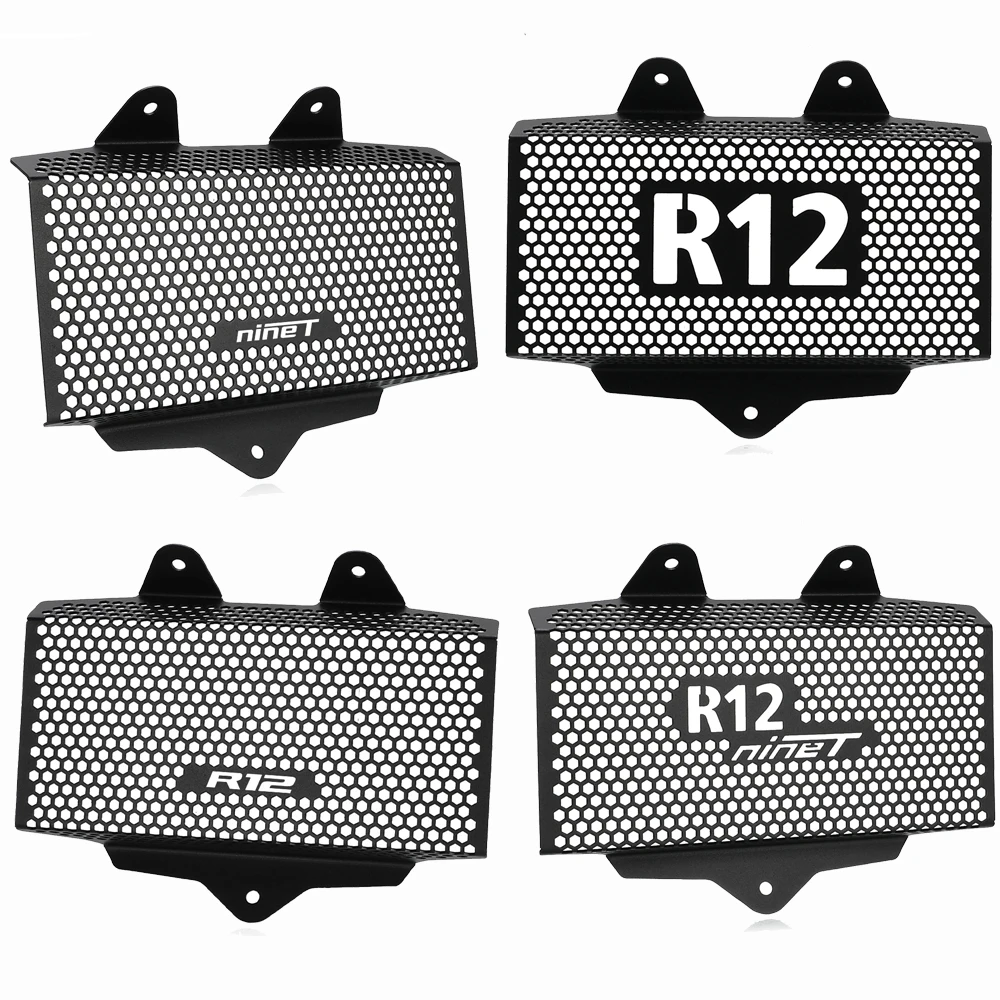 

2024 2025 2026 Motorcycle Radiator Grille Guard Oil Cooler Cooling Grill Cover Protector For BMW R12 NineT R 12 Nine T