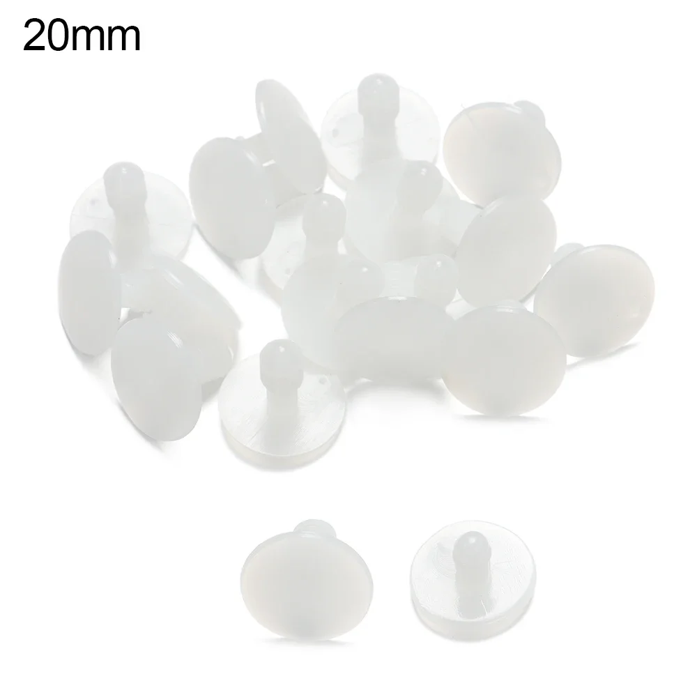 20/50Pcs 15/20/25/30/35/45mm Weiß Kunststoff DIY Puppe gelenke Teddybär Machen Handwerk Kinder Spielzeug Puppen Zubehör Für Kind Spielzeug
