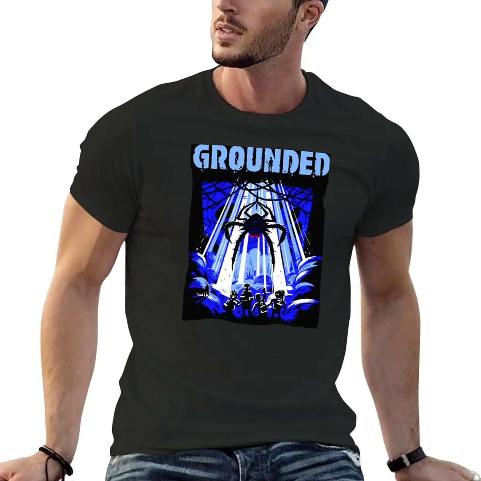 

Grounded Video Game T-shirt anime clothes boys animal print new edition summer top fitted t shirts for men