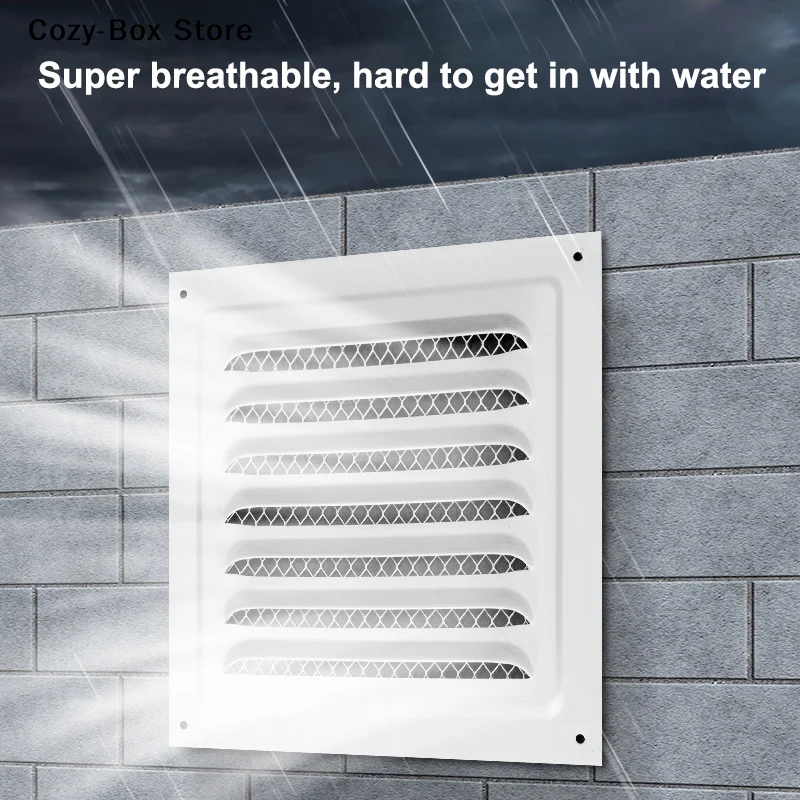[ZY]Metal Louver Air Vents Grille Ventilation Covers Grilles Duct Heating Cooling Vents Plate Screen Cover Air Vents[ZY]