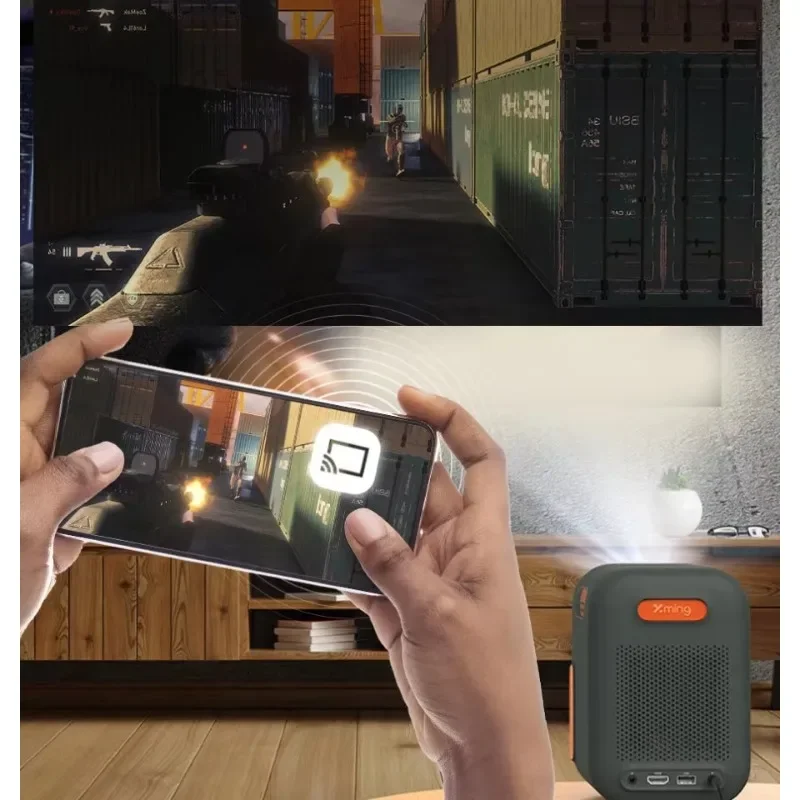 2024 New Design Formovie Xming Episode One 1080P 4K Smart Google TV Projector Home Theater 150CVIA Lumen Mini Portable Projector