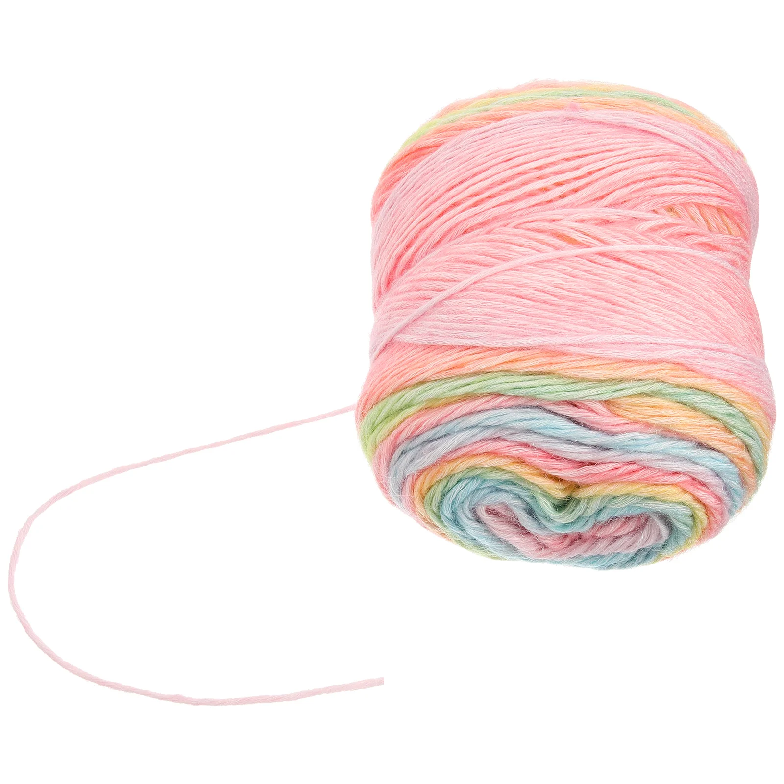 

Rainbow Gradient Yarn Wool Crochet Cotton Dyed 1153 Middle Thickness Knitting Yarn for Scarf Blanket Decor