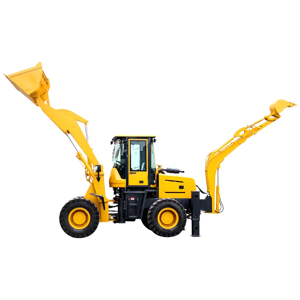 China Factory Epa Engine Wheel Loader Mini Backhoe Excavator Loader 4x4 Backhoe Loader For Sale