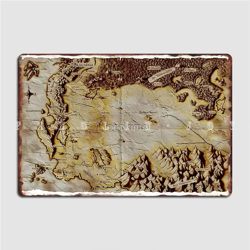 Old Folded Map Of A…