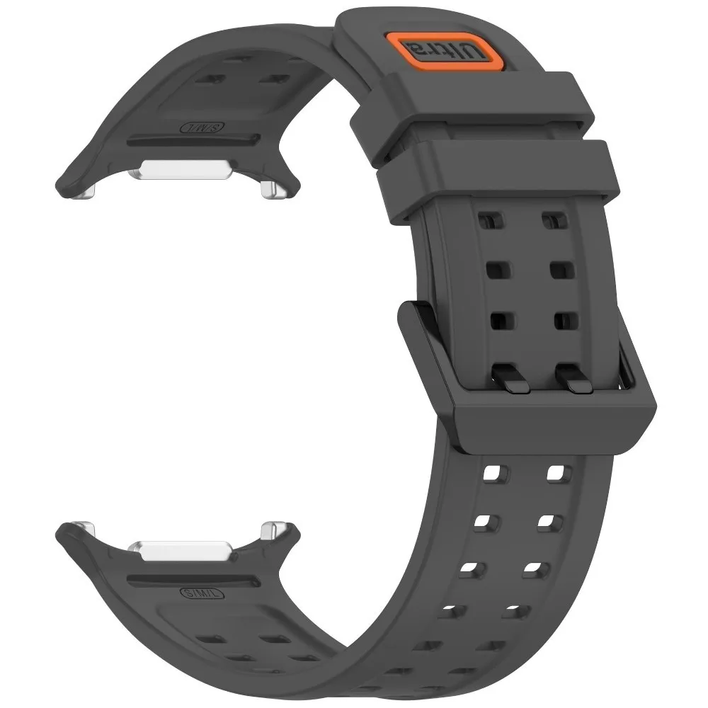 Silicone Watch Band Quick Release 47mm Size Sport Watch Bracelet Soft Waterproof Watch Band Strap for Galaxy Watch Ultra 2
