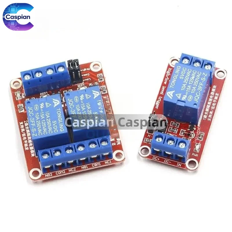 1 2 4 8 Channel 5V 12V Relay Module Board Shield with Optocoupler Support High and Low Level Trigger for Arduino