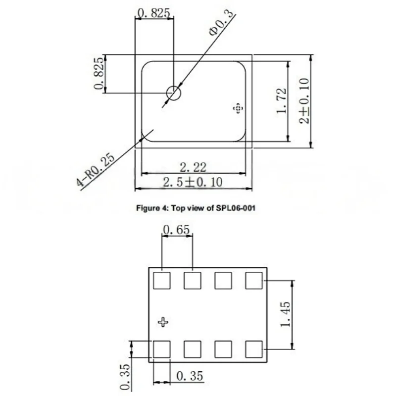 10/100/1000pcs 100% new original SPL06-001 SPA06-003 LGA8 high precision 5cm UAV air pressure sensor four-axis special