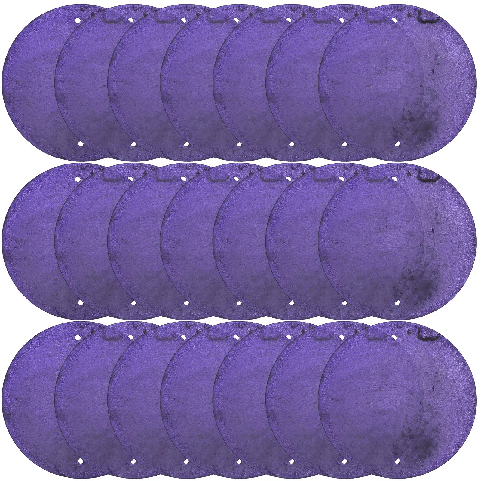 100Pcs Round Shells Pieces Smooth Edges DIY Hanging Pendant for Wind Bell Jewelry Making Craft Supplies Round Shells Pieces