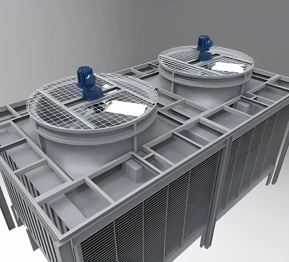 Axiale ventilatoren voor koeling Torenventilator Ventilatie Koeltoren Ventilatiestapel met