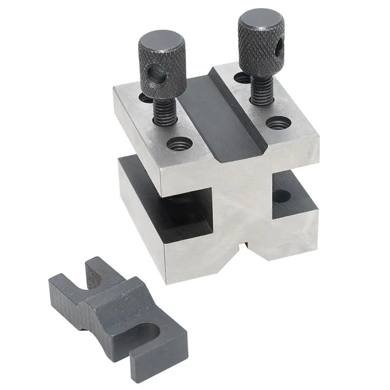 ABNM Machinist V Blocks-Hardened Steel Construction, Multi-Purpose Tool With Integrated Clamping System