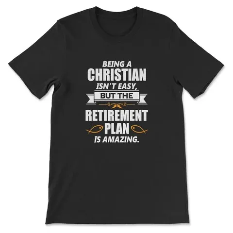 

Living Faithfully: Christian Life Challenges Tee