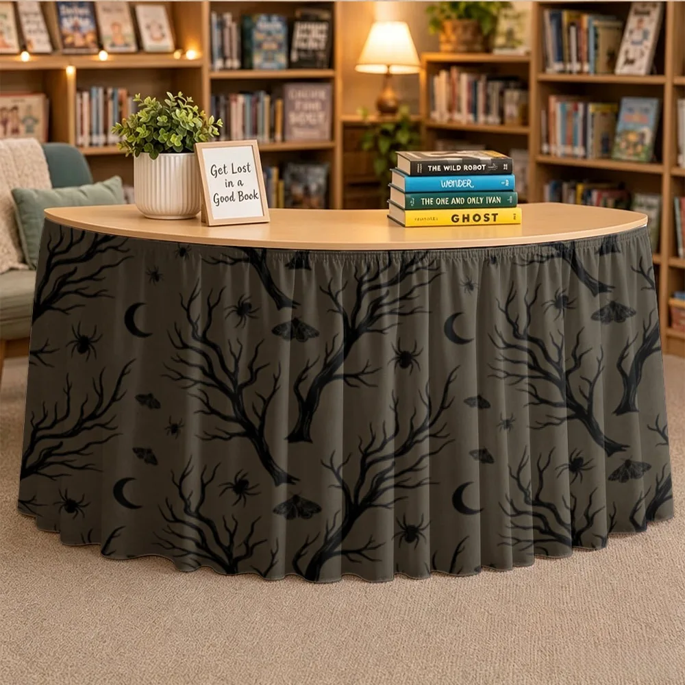 Perfect for various holiday parties, garden afternoon tea, wedding dessert tables, and party table skirt decorations.