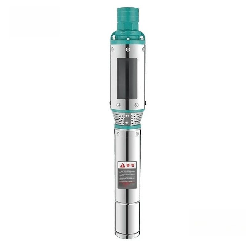 

150 people's agricultural deep well pump high lift 380V three-phase 3-inch spray irrigation stainless steel submersible pump
