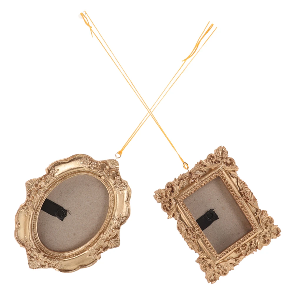 Home Decor Photo Frame Wall Hanging naments Creative Install Vintage Picture Display Christmas Tree Rustic Furniture