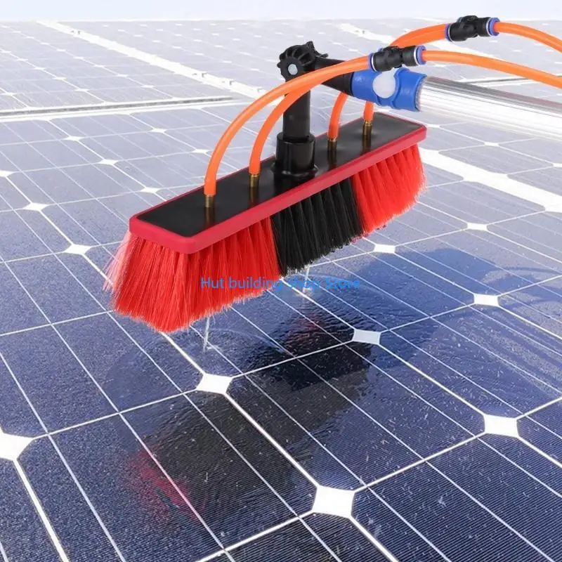 

T21C 16Feet Outdoor Window Cleaning System Solar Panel Cleaner Brush and Pole