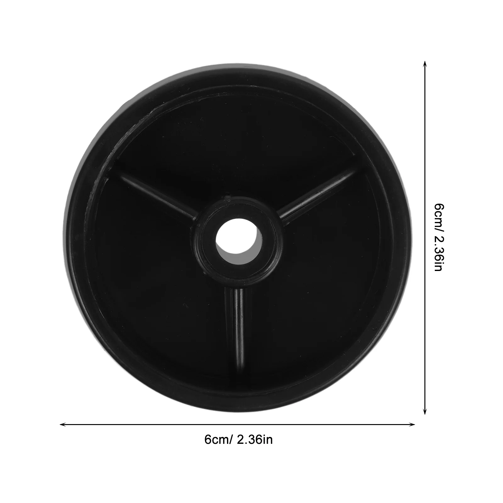 8 Pcs Universal Wheel Lawn Mower Double Axis Caster Wheels 600X600X250CM Pp Replacements