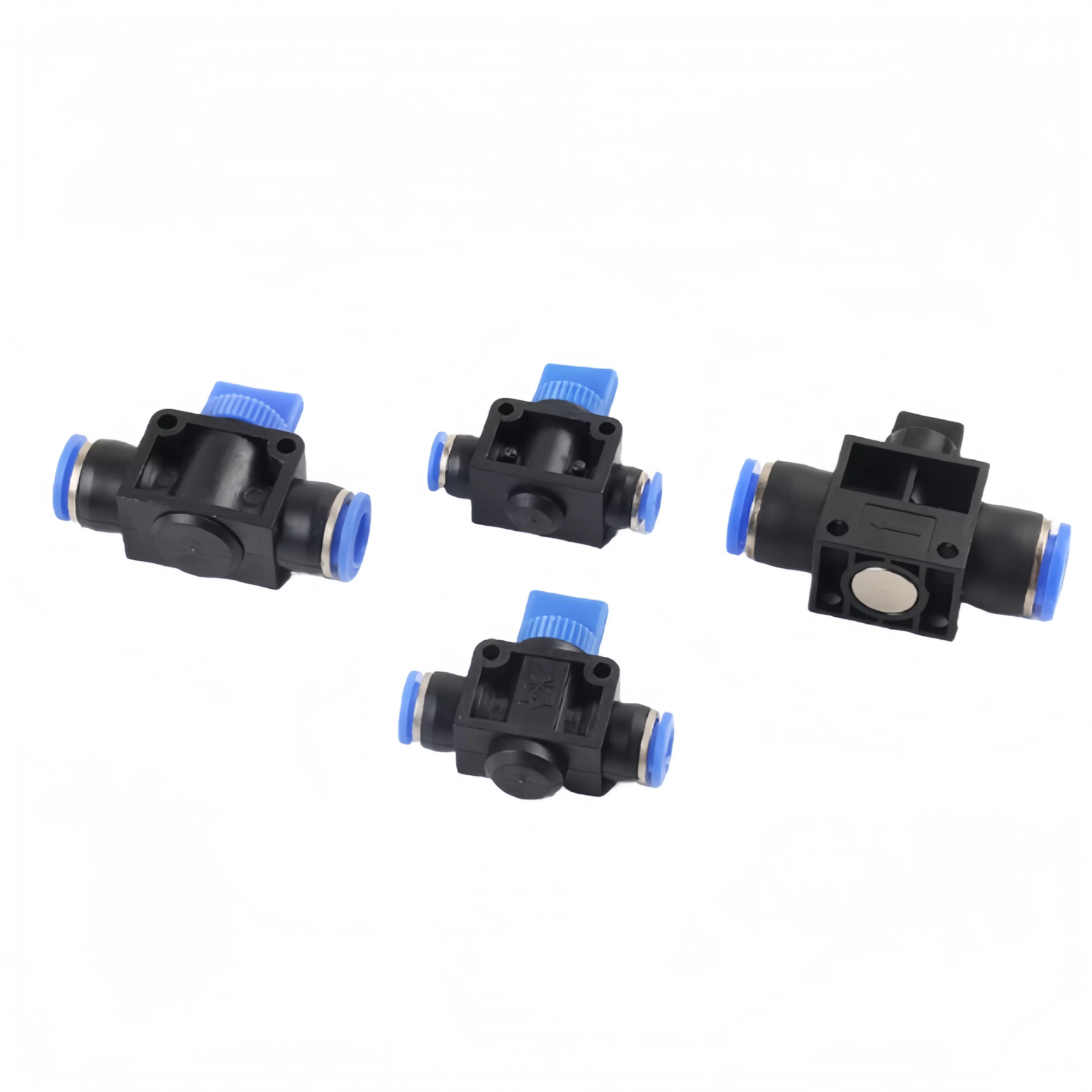 HVFF Pneumatic Quick Coupling Hand Valve 4-16mm - Air Flow Control Switch Throttle Valve for Industrial Pipes and Tools