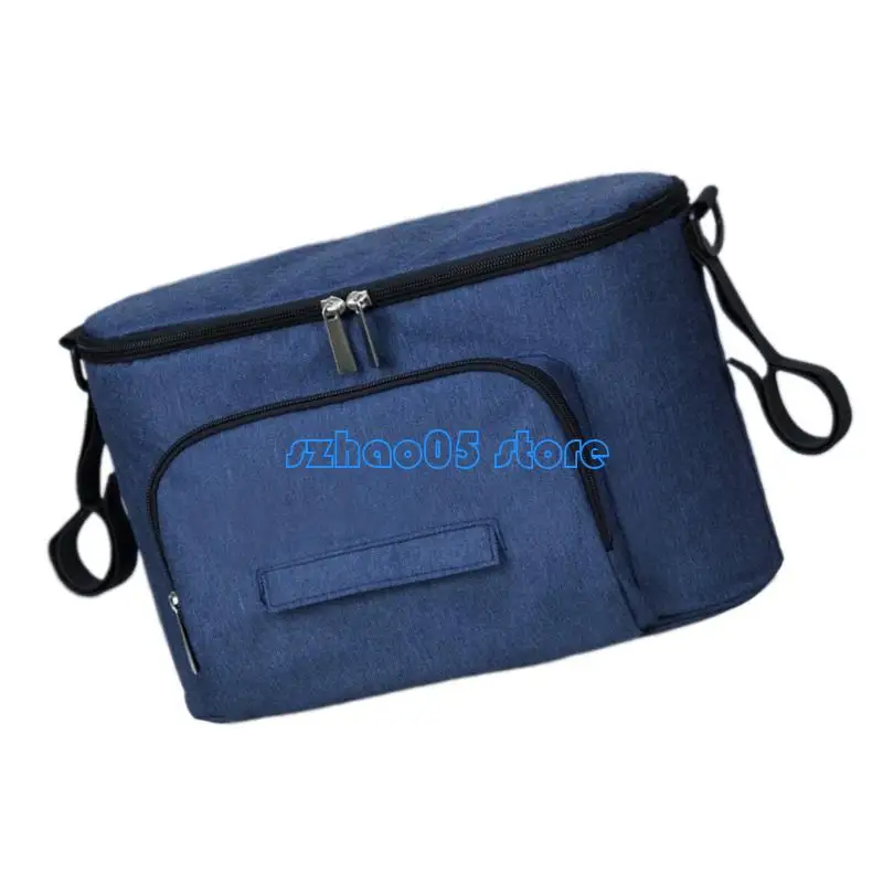 

85LE Portable Baby Strollers Hanging Bag Storage Bag Nappy Mummy Case Newborns Pram Cart Accessories Organiser