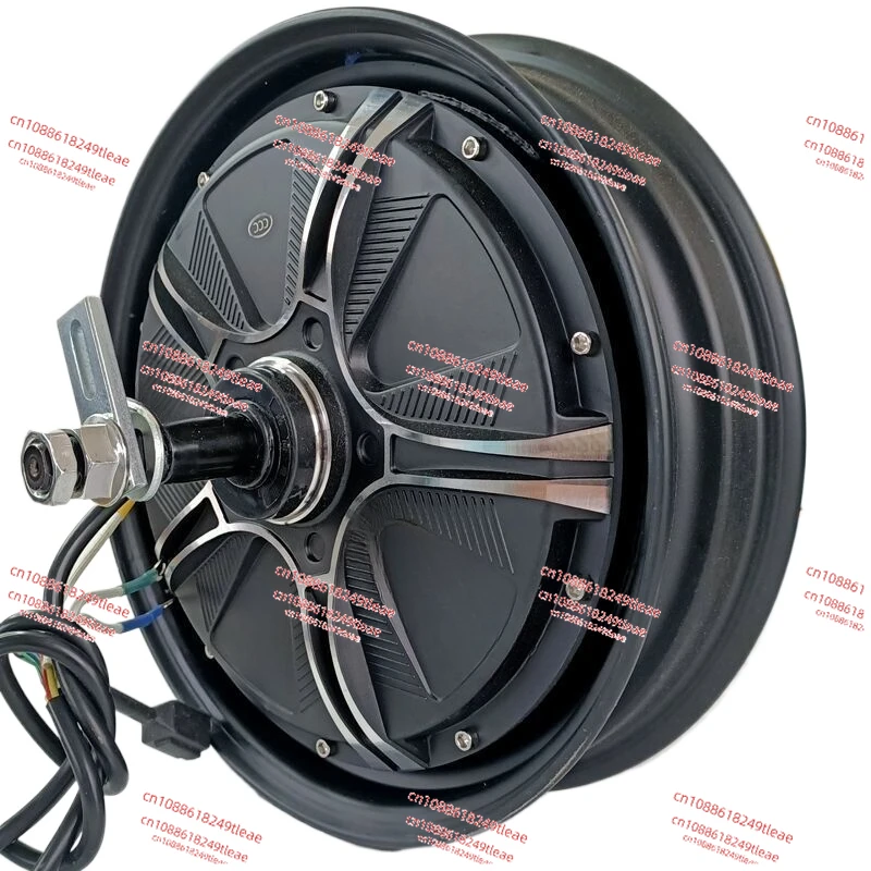 48v350w14-Inch Pure Copper Integrated Wheel Brushless Kite Reel Winder with Brake Motor/Fit 14*2.125-2.50 Tire