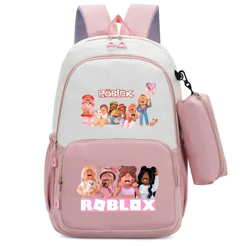 

Набор рюкзаков из двух предметов с мультяшным принтом Roblox для учащихся начальной и средней школы