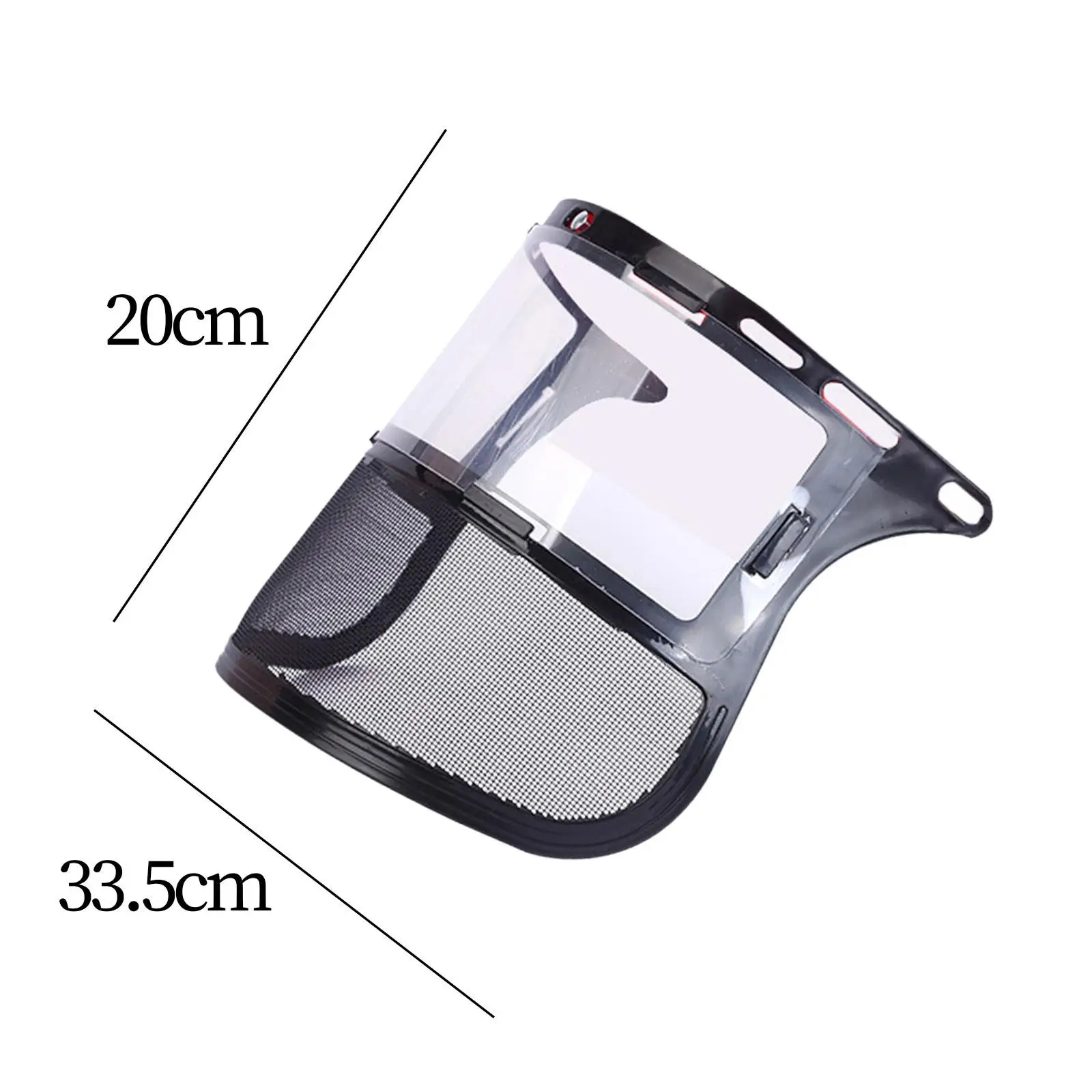 2x Chain Saw Face Shield Hat Sturdy, Guards Forestry Face Shield Chain for Farming Weeding