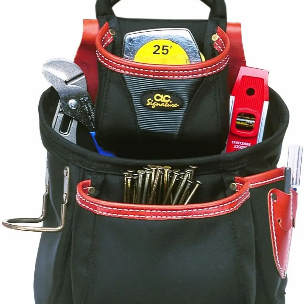 

Professional 15-Compartment Nail & Tool Organizer Bag