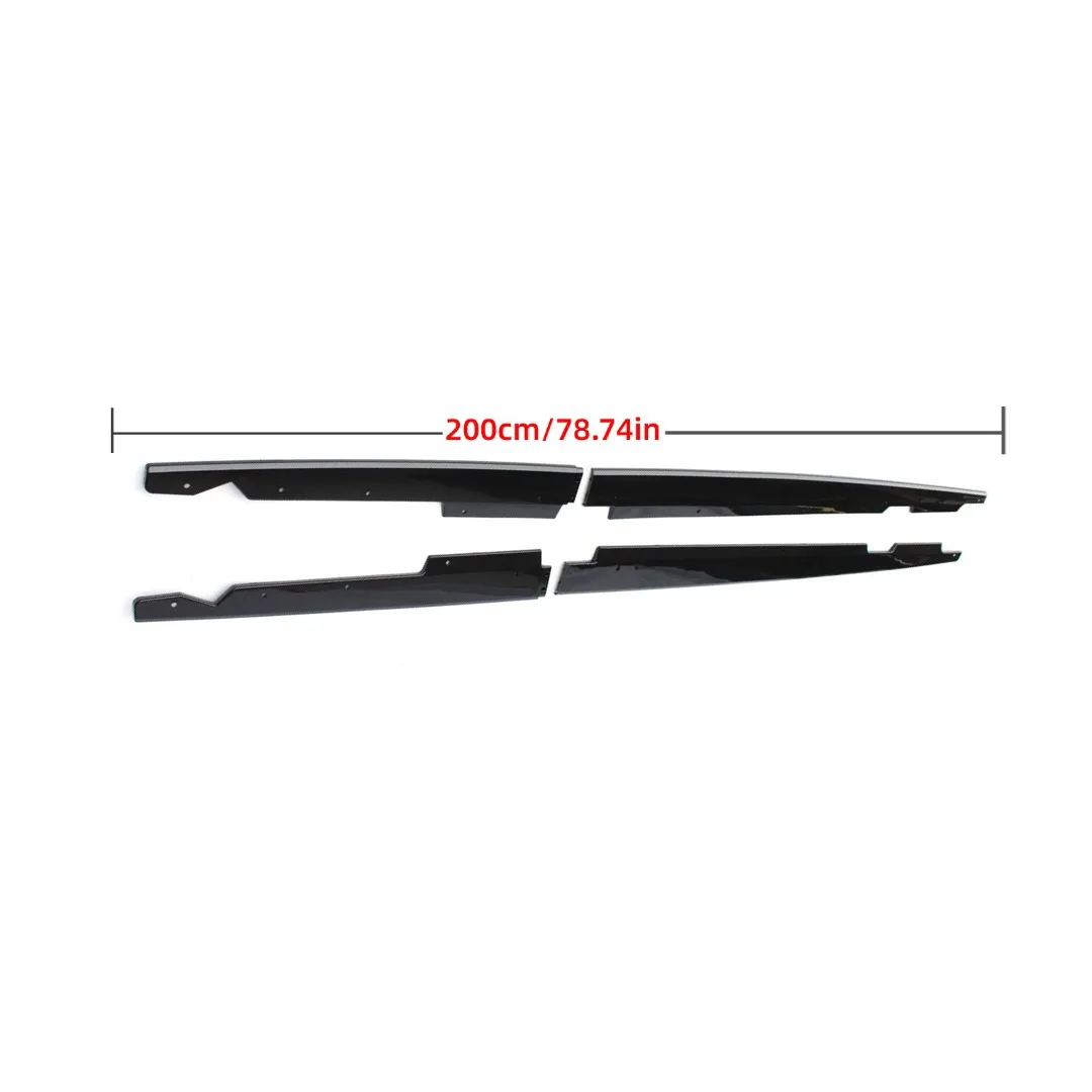 Für BMW 3er Serie 2005-2012 E90 M3 4-Türer 330i 320i 335i 318i MP-Style Seitenschweller Diffusor Spoiler Außenteile – Detail 1