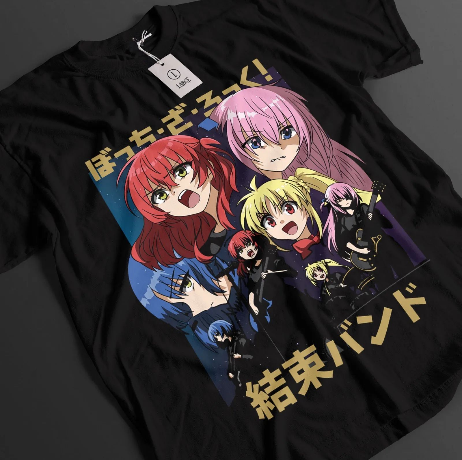 Bocchi The Rock Shirt Hitori Bocchi Tshirt Nijika T-Shirt Ryo Top Kita Anime Tee