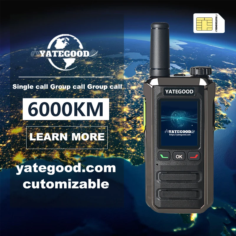 

YATEGOOD G19 POC 5000 км радиолюбительская рация дальнего действия global ptt 4G poc radio100 км
