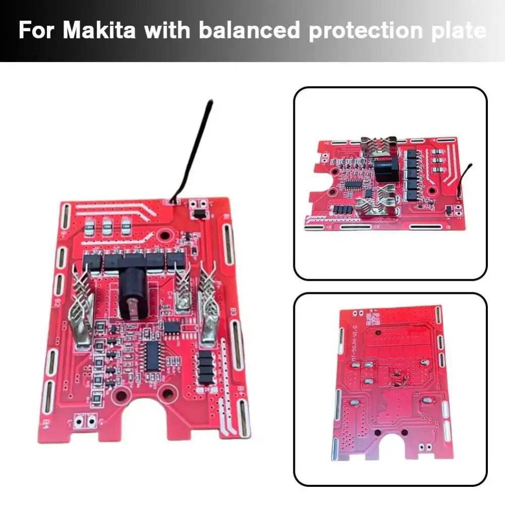 21V Balanced Protection Plate High Power 5Mos Temperature Control Board Repairing Lithium-Ion Battery PCB for Makita Power Tools
