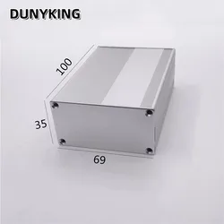 Aluminum Enclosure waterproof 100x69x35mm Case PCB DIY Instrument Electronic Project Protective Box Alloy Components Made PCB