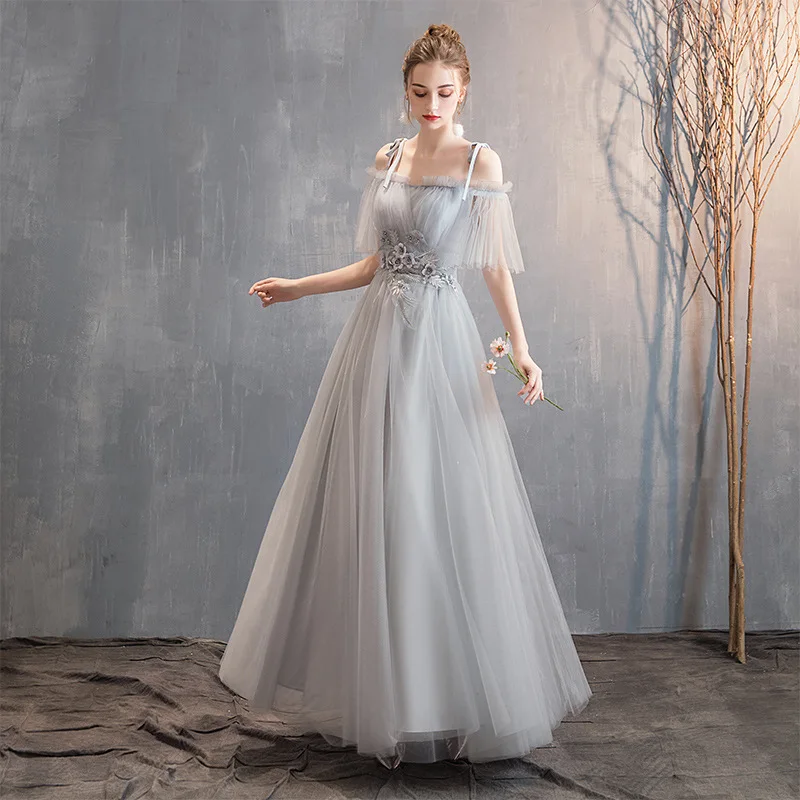 Bridesmaid Dress Fairy Temperament Long Flab Hiding Group Wedding Girlfriends Clothes Women's Clothing