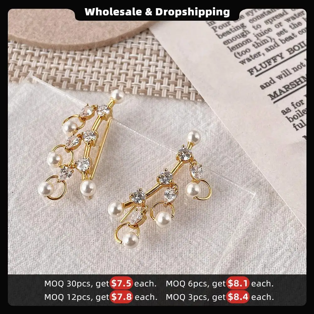 ENFASHION Shiny Pearl Crystal Stud Earrings For Women Statement Gold Color Lady Cute Earings Fashion Jewelry 2020 Kolczyki E1164