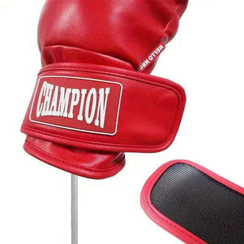 Imagen 2 del producto Cubierta para cabeza de palo de Golf, Material de PU, guante de boxeo resistente al desgaste y duradero, diseño para entrenamiento de conductor y golfista de calle