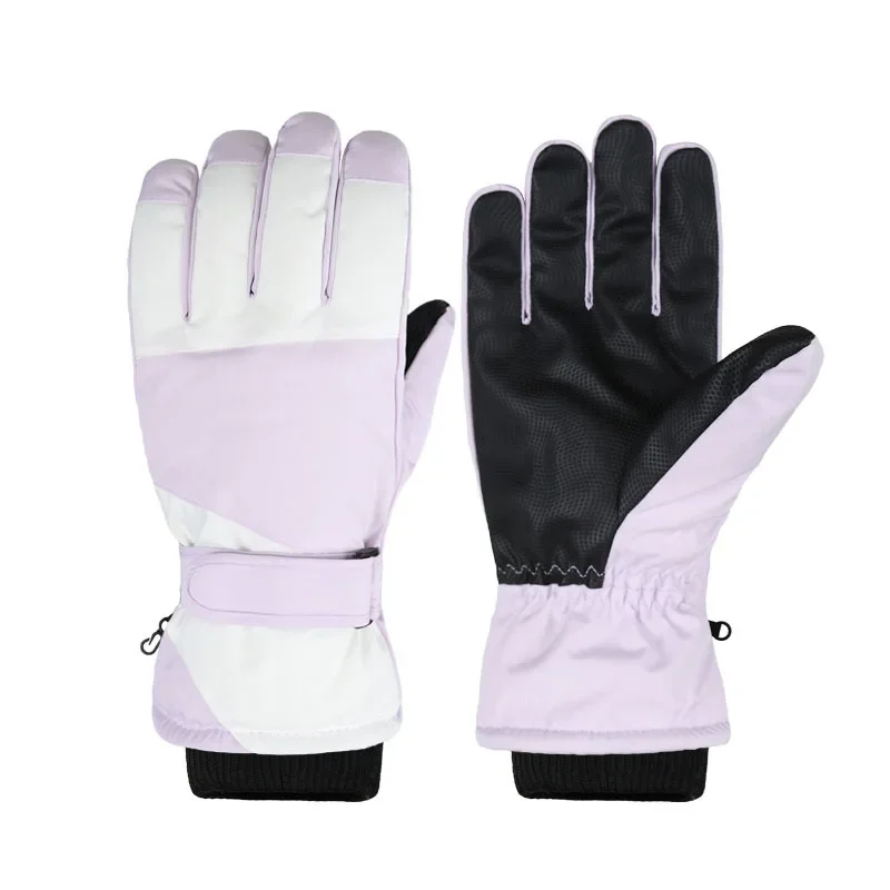 Nuevos guantes de nieve gruesos y cálidos para invierno, guantes de esquí impermeables para montar en motocicleta y ciclismo con pantalla táctil