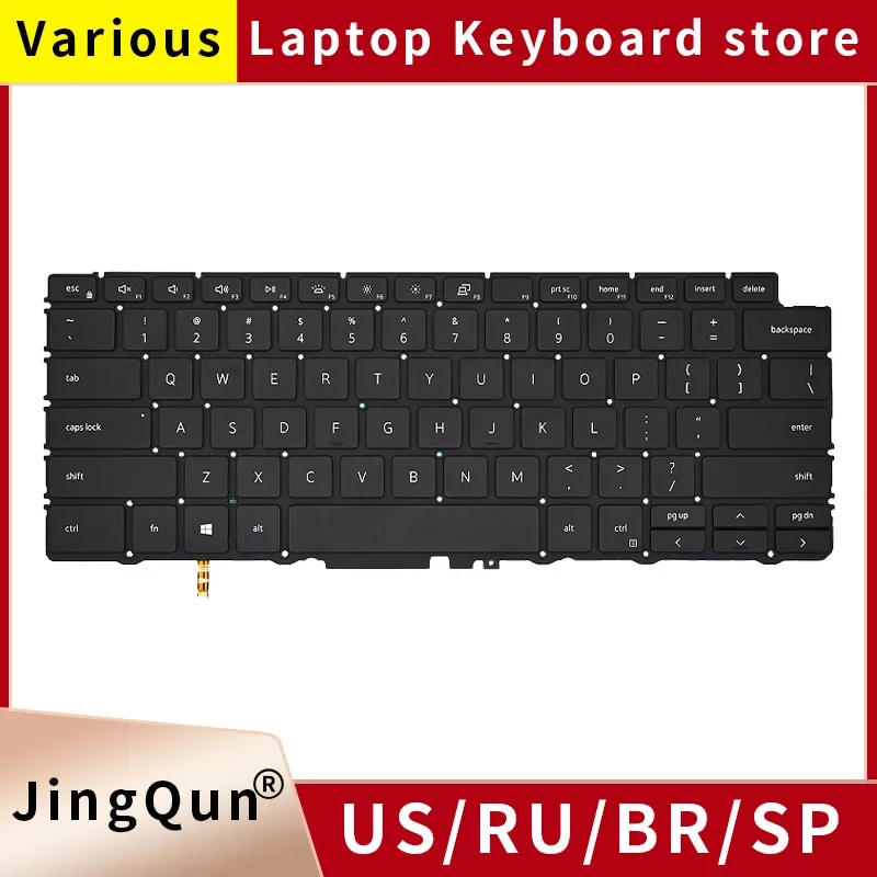 New US Backlit Laptop Keyboard XPS 13 9310 2-in-1 7390 2 in 1 P103G-ET2BC-ET0BC 03PMXP 0RD0CJ 06DKJ8