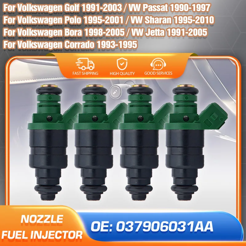 

Car Fuel Injector Nozzle For Volkswagen Golf Polo Volkswagen Jetta Passat Volkswagen Sharan Volkswagen Bora Corrado 037906031AA