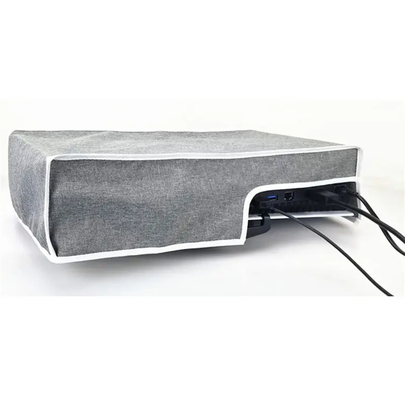 A33T 2X Horizontal Dust Proof Cover for PS5 Console, Protective Case Gaming Accessories Gray