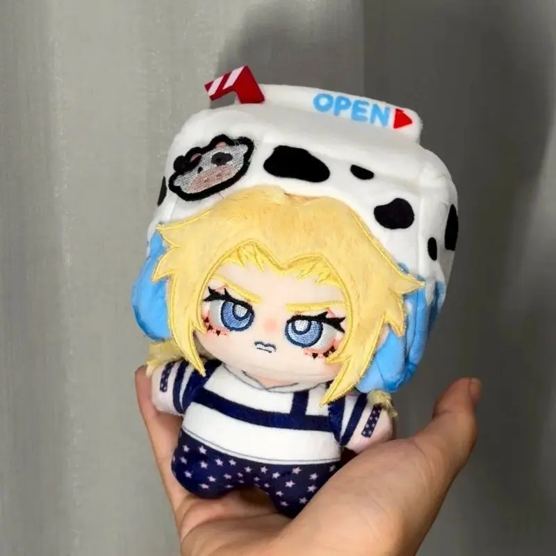

10CM Anime Role Cute Jonathan Joestar Attributes Doll Plush Stuffed Toy Cute Puppet Mascot Cosplay Halloween Xmas Gifts