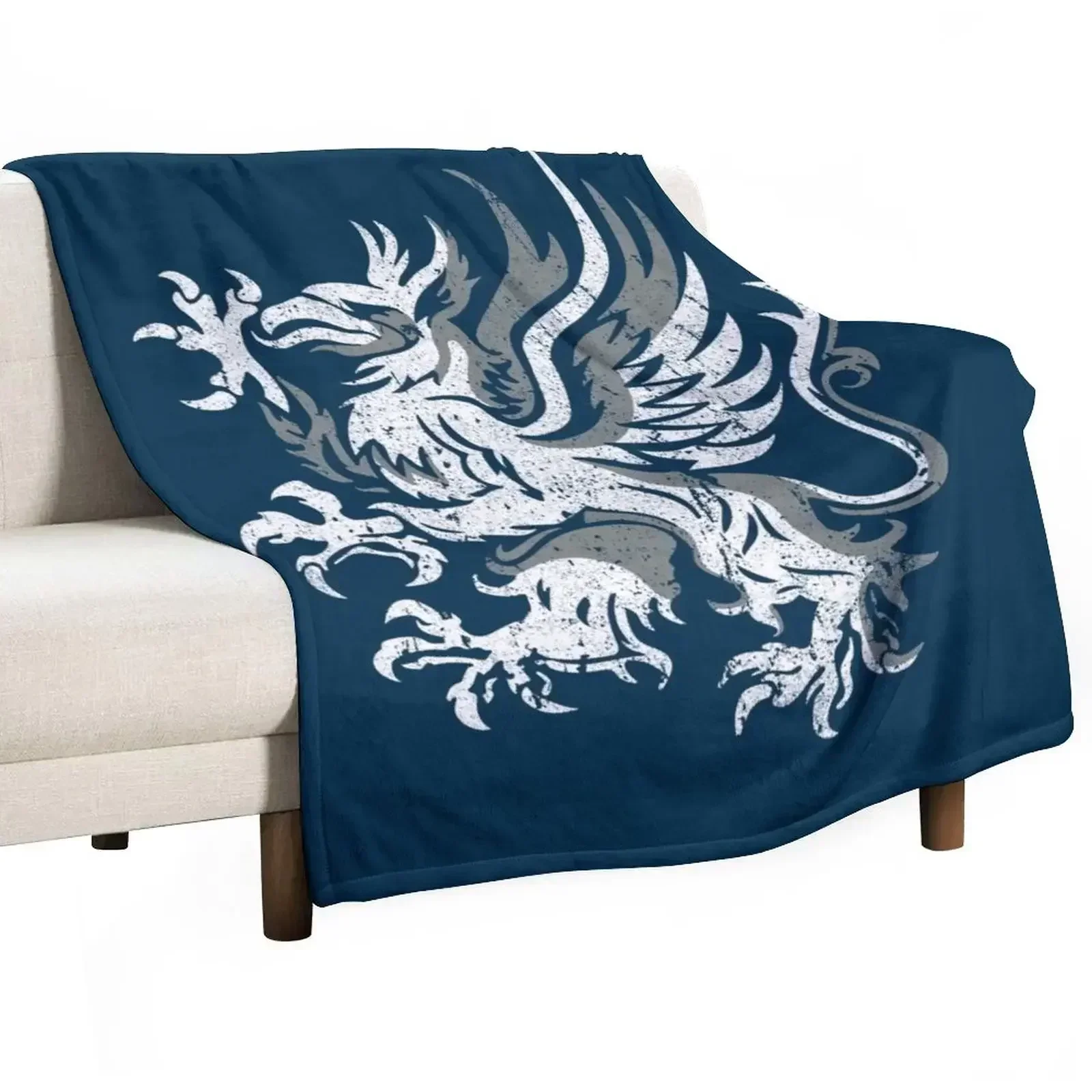 Grey Warden Sigil Throw Blanket Baby Hairy sofa bed Blankets