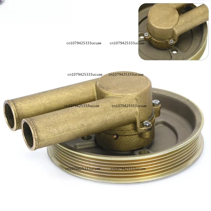 

Насос водяной с вихревым колесом (импеллером) 3812693 с ременным шкивом, аналог 3862482, 3857202, 21214599 для Penta 3.0, 4.3, 5.0