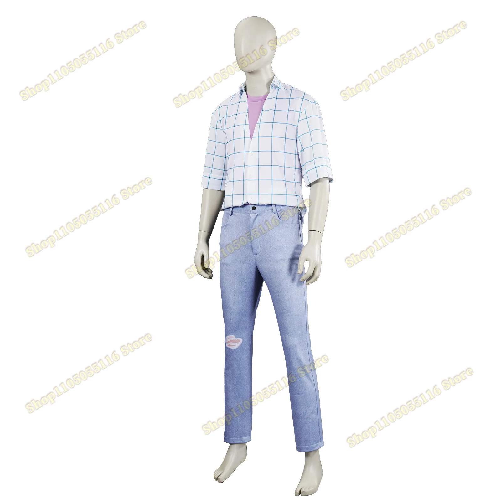 new Saja Boys Cosplay Jinu Cosplay Costume Kpop Demon Hunters Men Baby Cosplay Top Shirt Pants Full Set Halloween Roleplay Suit