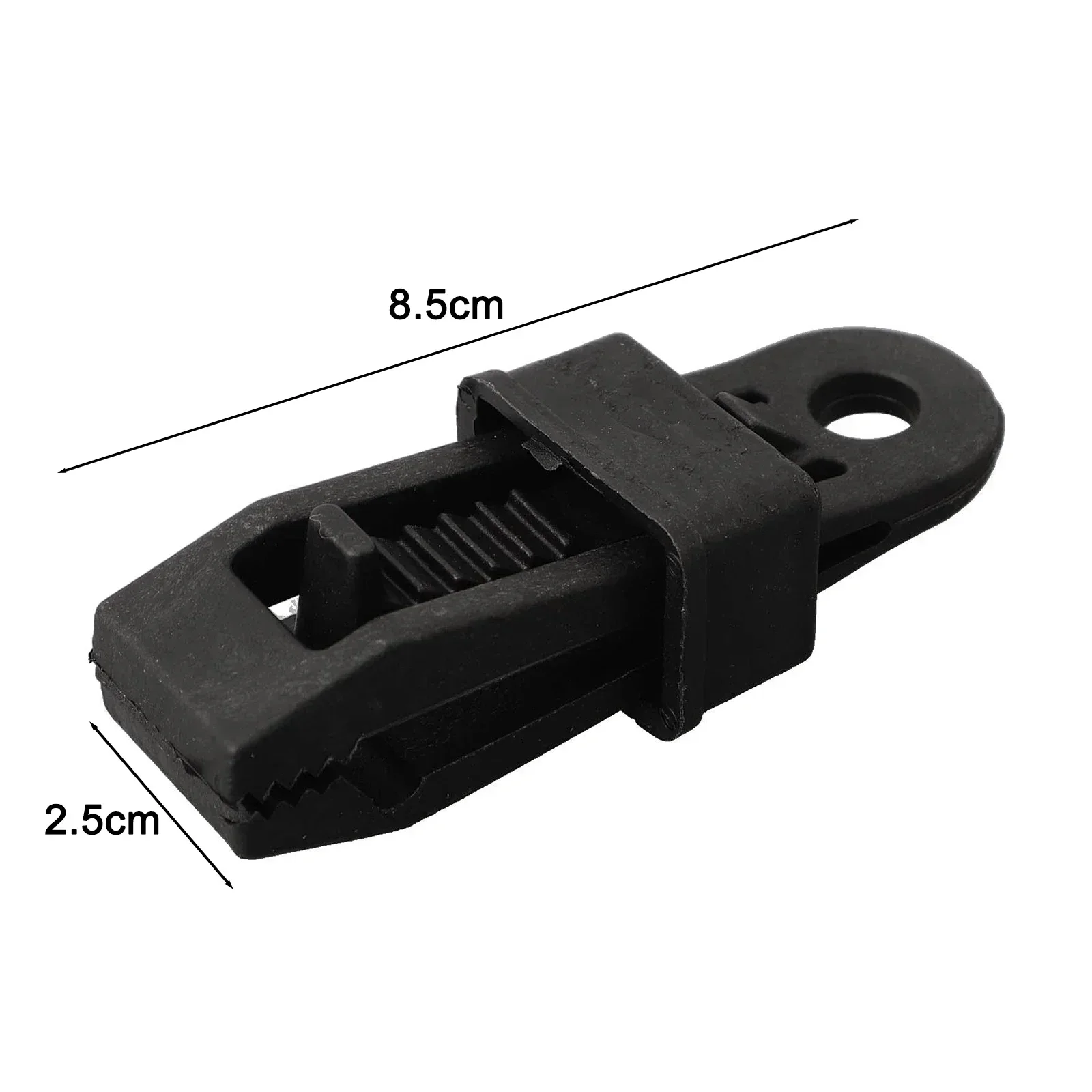 Door Hardware Adjustable Heavy Duty Lock Grip Black Adjustable For Tarp Shade Heavy Duty Lock Grip Plastic Clip