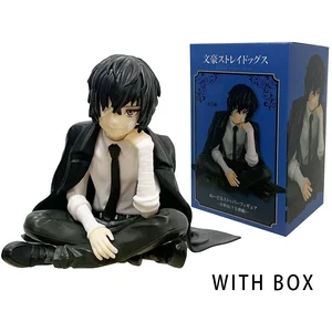 Furyu Bungo Anjing Liar 12cm Dazai Osamu Noodles Press Figure Koleksi Patung Kartun Jepang Mainan Lucu 6 angka anjing liar bungo penjualan terbaik - №