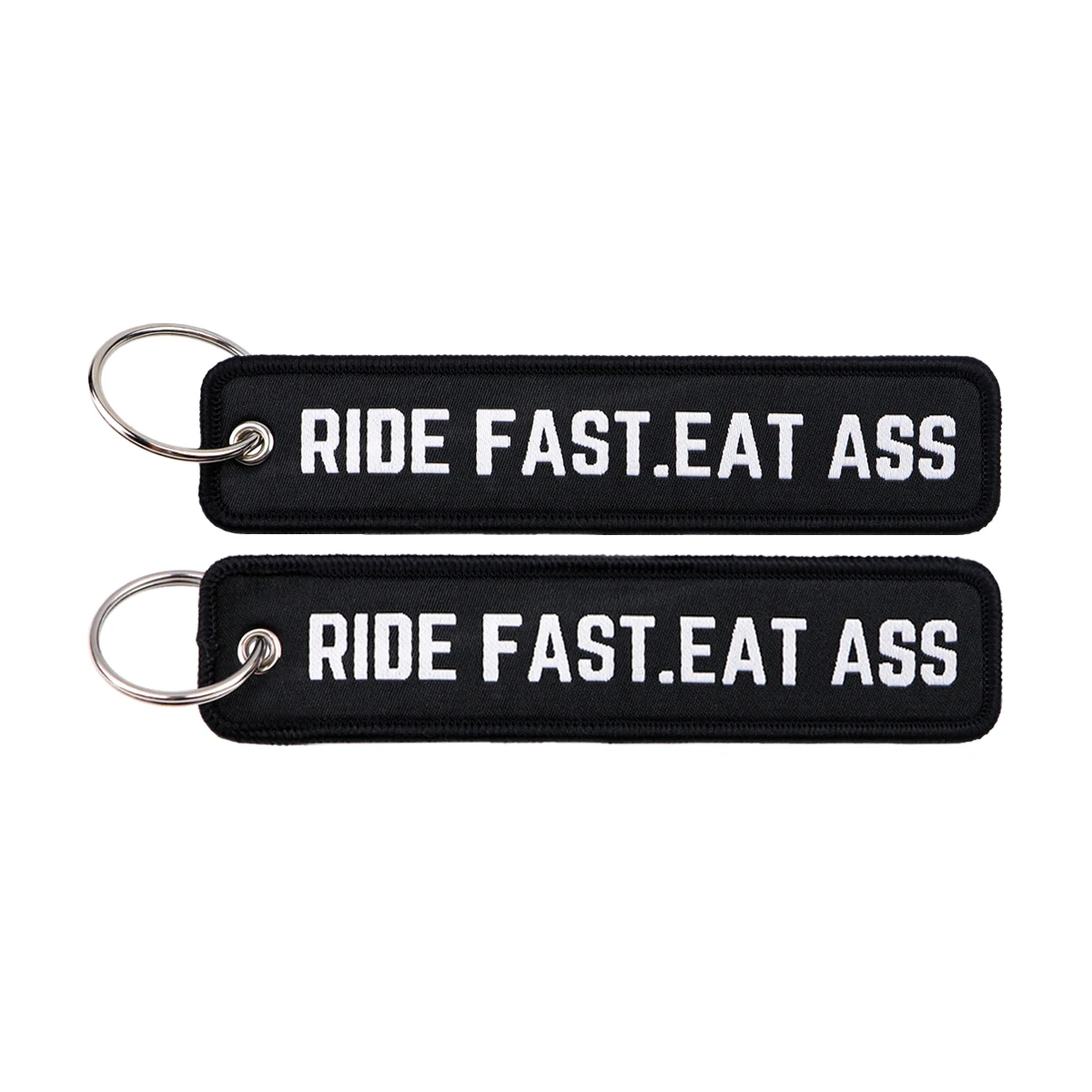 "DO NOT TOUCH" Warning Quotes Key Tag Keychain