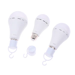 Acampamento ao ar livre LED luz de emergência, lâmpada branca, a pilhas, recarregável, ficar luzes antes de falha de energia, 1pc