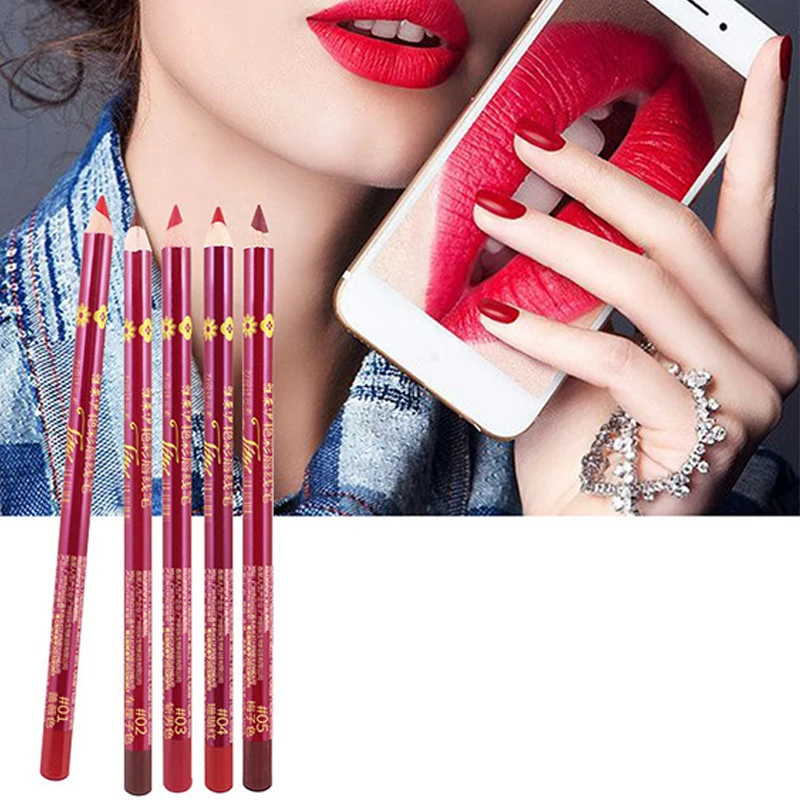 Lip Liner Silky Texture Creamy Multifunctional Lip Liner And Eyeliner Waterproof Lipstick Pen Lip Makeup Edition Lasting