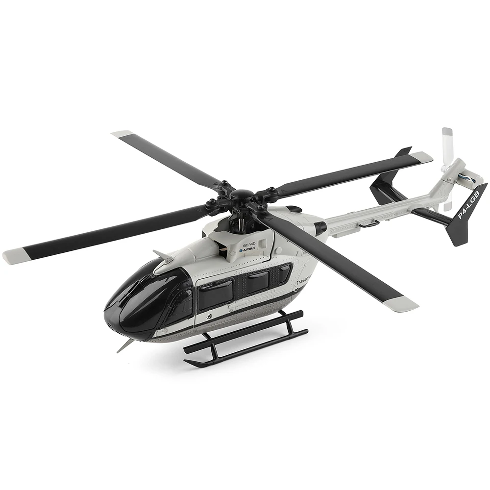 Nowy helikopter RC WLToys K160 z silnikiem bezszczotkowym, samolot 2.4GHz 4CH z 6-osiowym żyroskopem, model EC-145