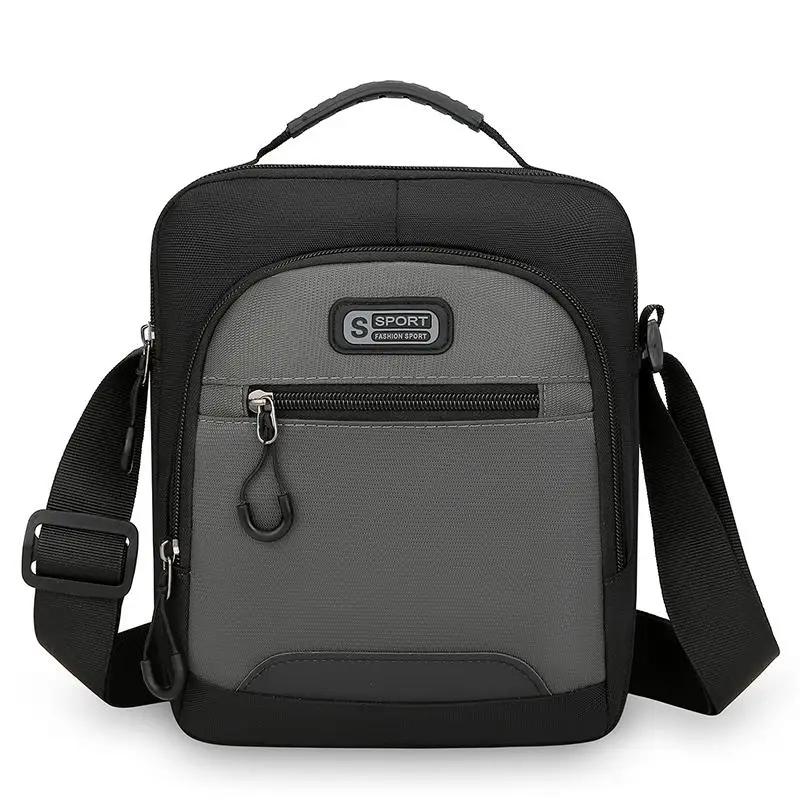 Men's Shoulder Bag Casual Men's Bag Waterproof Outdoor Multi-Functional Crossbody Bag