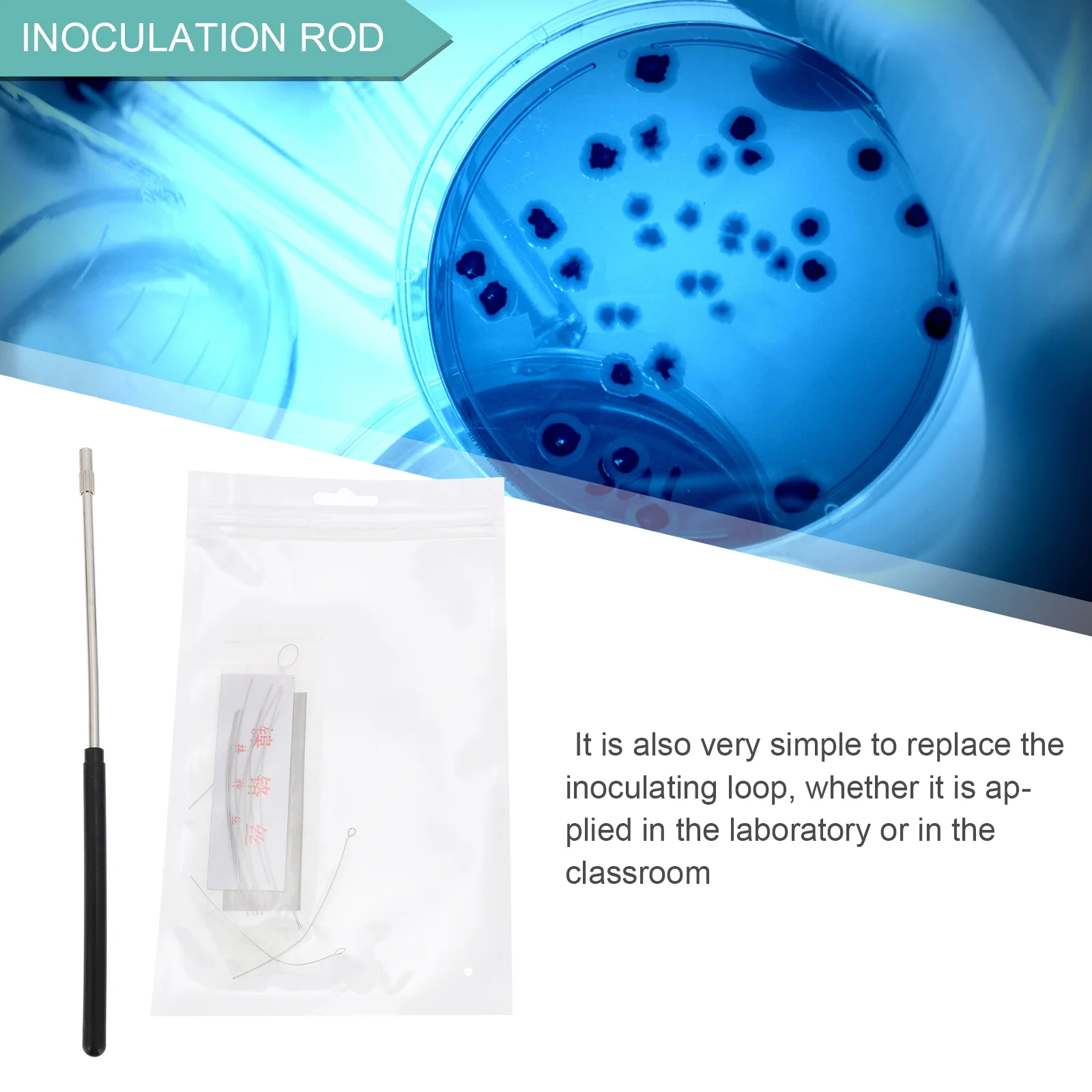 Inoculating Stick Laboratory Tool Device Microbiology Inoculation Accessory Rod